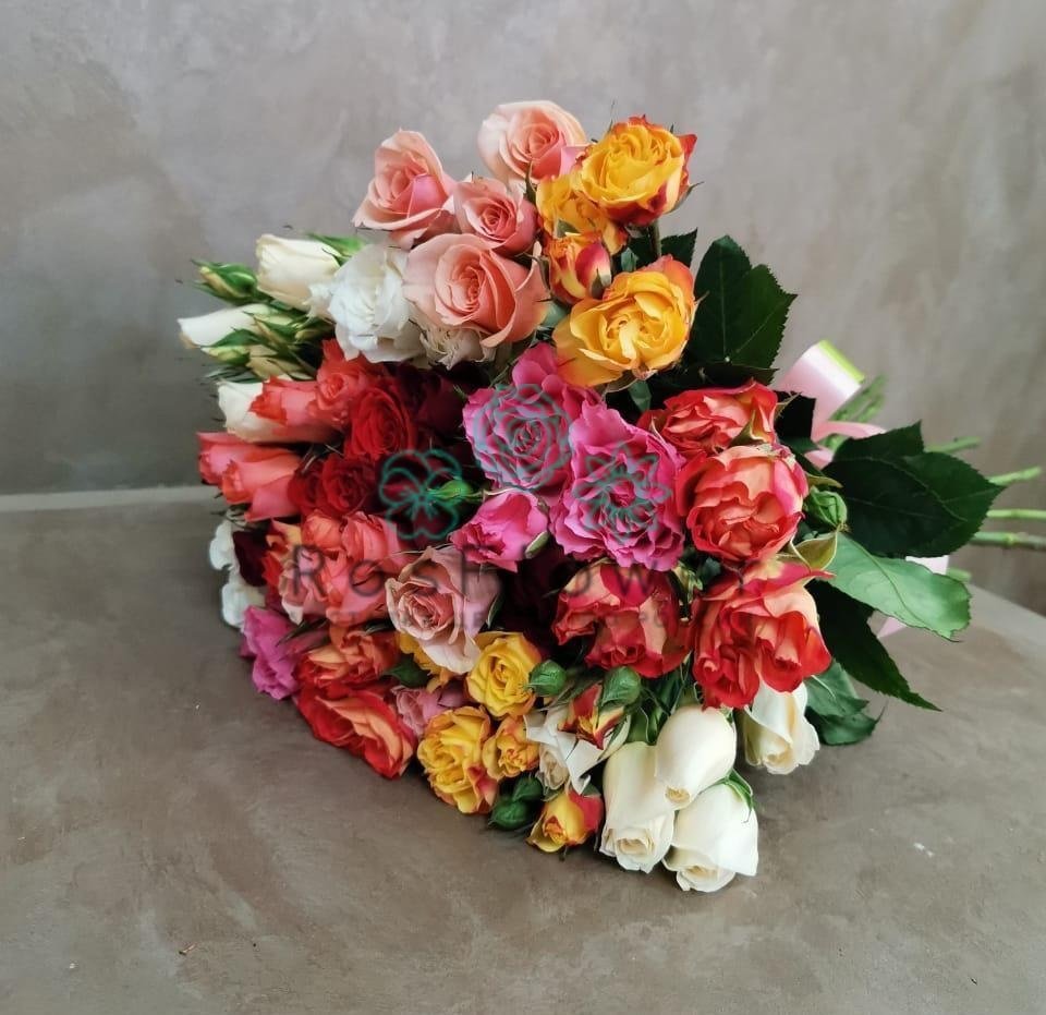 Букет цветов из: Розы в Поселок Кузяевского фарфорового завода