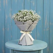 Букет цветов из:  Гипсофила в Поселок Кузяевского фарфорового завода