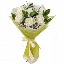 Букет цветов из:  Розы #REPLACE_PRED# Поселок Кузяевского фарфорового завода