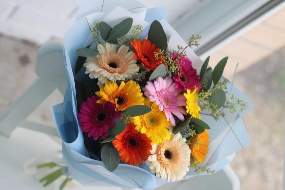 Букет цветов из: Герберы в Поселок Кузяевского фарфорового завода