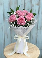Букет цветов из:  Розы в Поселок Кузяевского фарфорового завода