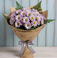 Букет цветов из:  Хризантемы #REPLACE_PRED# Поселок Кузяевского фарфорового завода