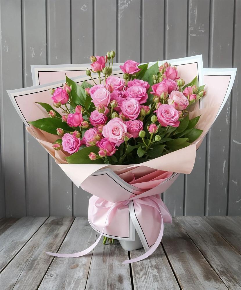 Букет Розовый кустик в Поселок Кузяевского фарфорового завода