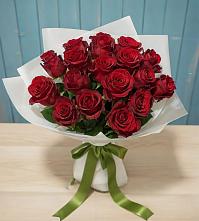 Букет Красные розы в Поселок Кузяевского фарфорового завода