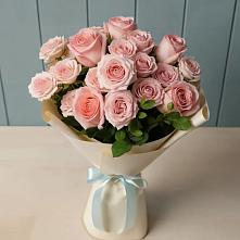 Букет Розовый шарм в Поселок Кузяевского фарфорового завода