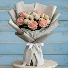 Букет цветов из:  Розы в Поселок Кузяевского фарфорового завода