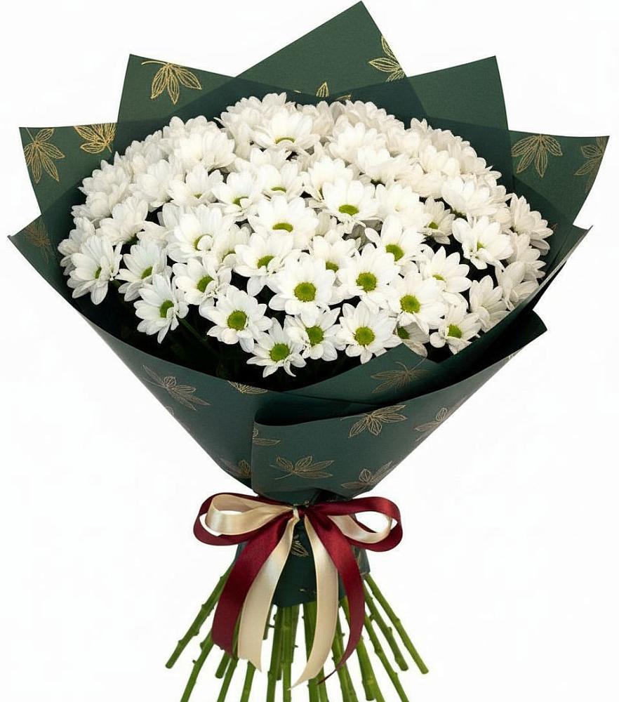 Букет цветов из: Хризантемы в Поселок Кузяевского фарфорового завода