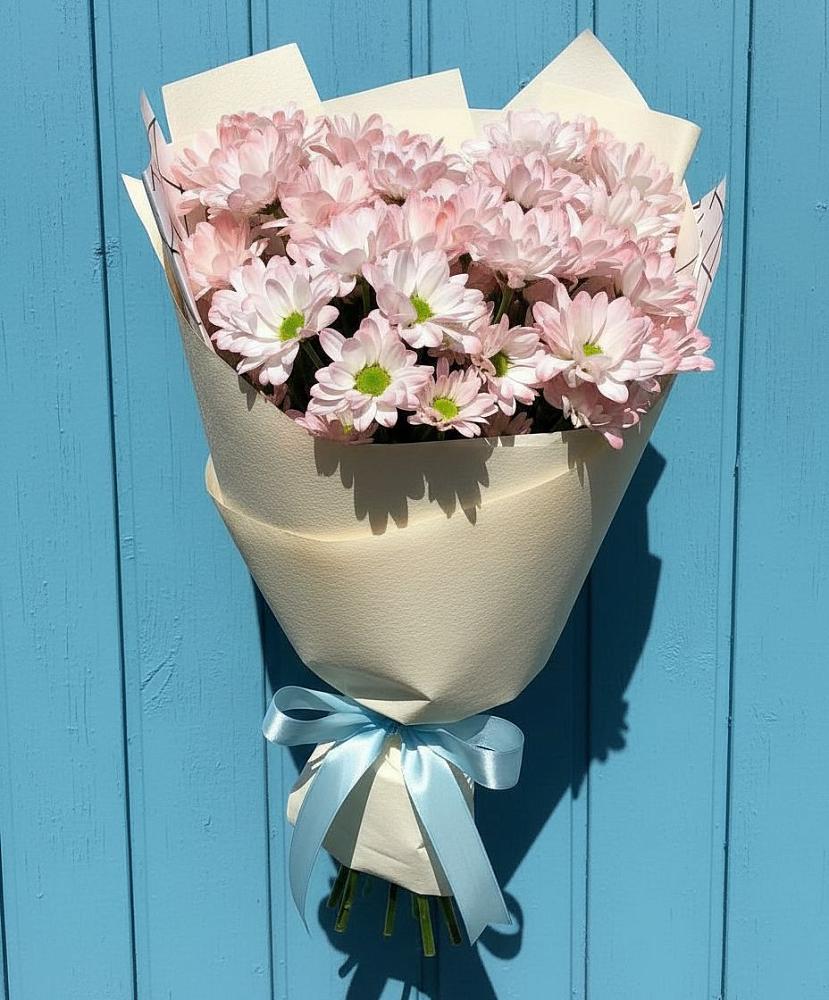 Букет цветов из: Хризантемы в Поселок Кузяевского фарфорового завода