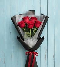 Букет цветов из:  Розы #REPLACE_PRED# Поселок Кузяевского фарфорового завода