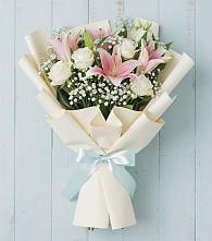 Букет цветов из:  Лилии в Поселок Кузяевского фарфорового завода