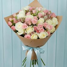 Букет цветов из:  Розы в Поселок Кузяевского фарфорового завода